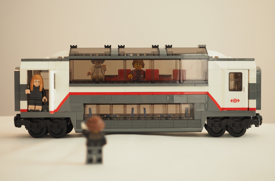 Lego best sale train car