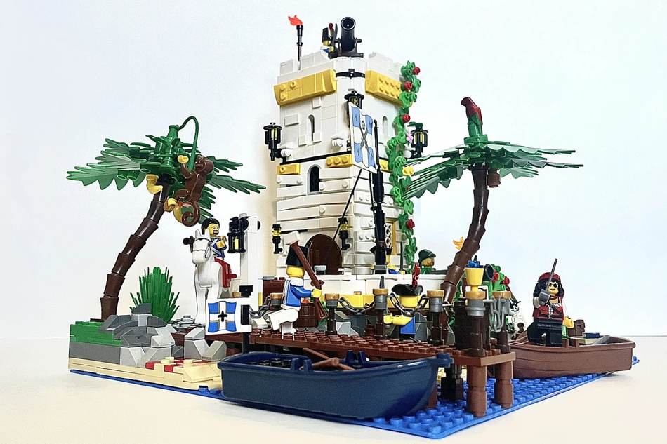 Lego ideas 2024 pirate island