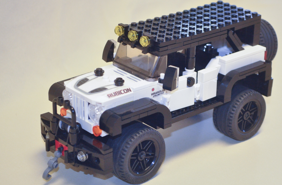 How to make lego jeep sale