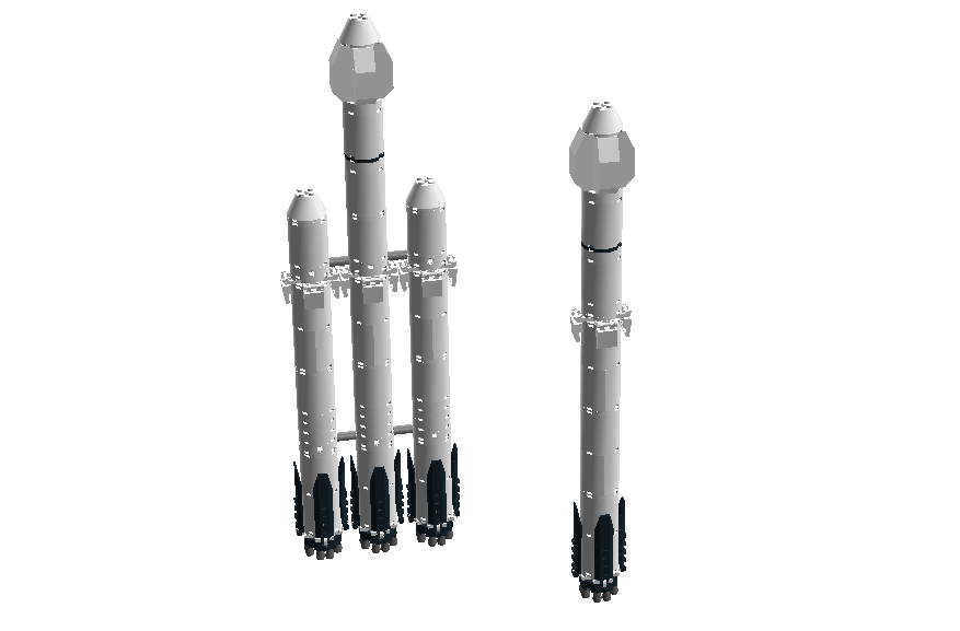 LEGO IDEAS - SpaceX Falcon 9 Rocket Complete Set