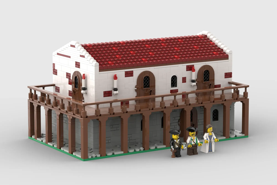 LEGO IDEAS - MEDIEVAL INN BY THE GATEHOUSE - Il Mastro Costruttore