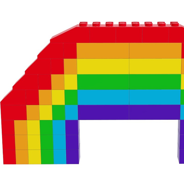 LEGO IDEAS Rainbows Simple Rainbow