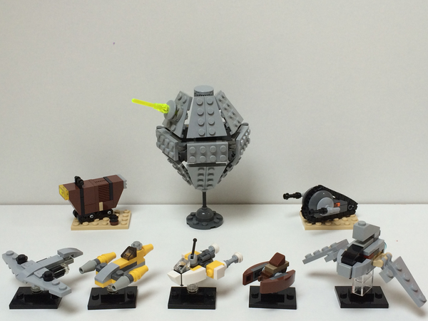 lego mini spaceships