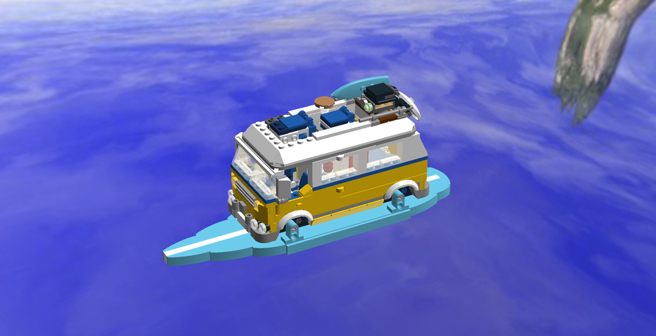 Lego sunshine hot sale van