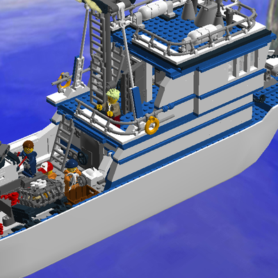 lego crab boat