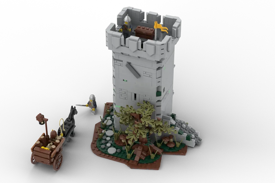 Lego medieval 2024 tower