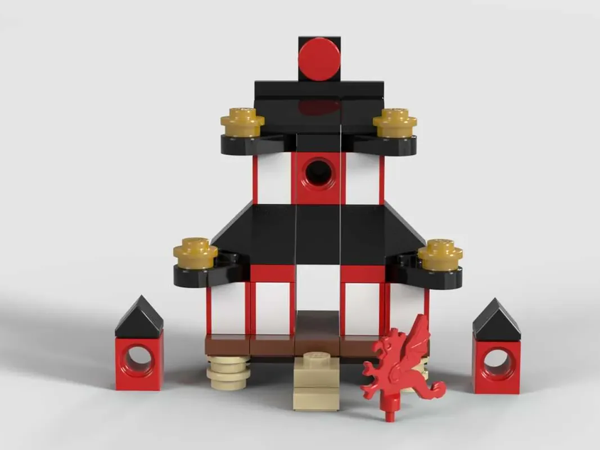 Lego fire online temple