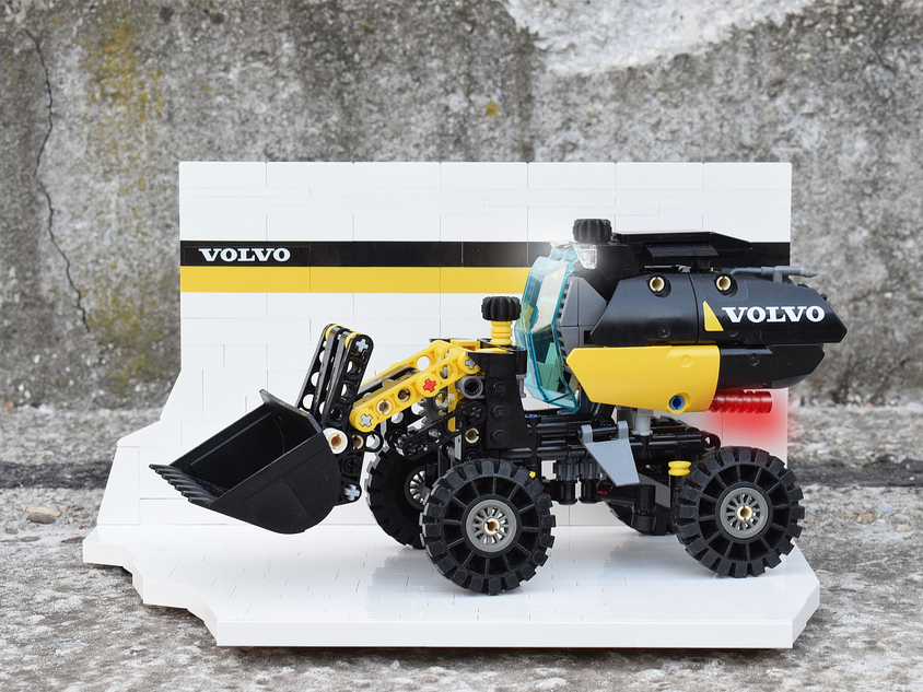 Lego volvo wheel online loader