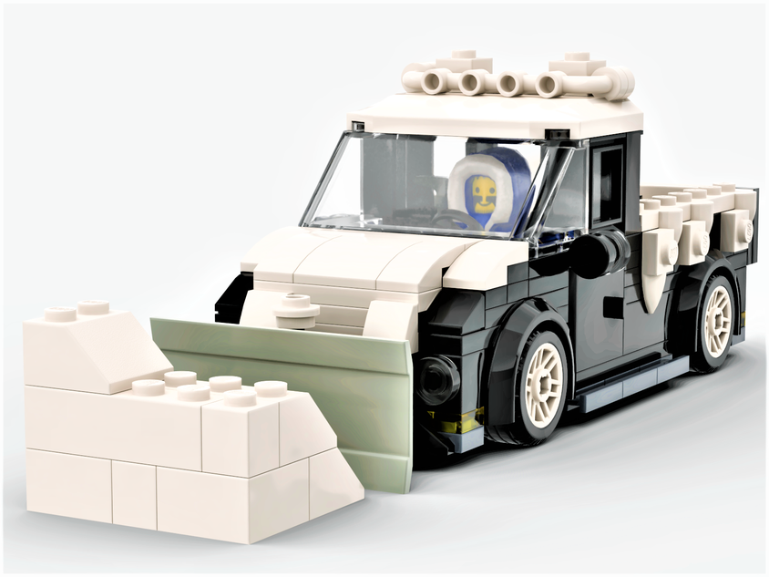 Lego store snow truck