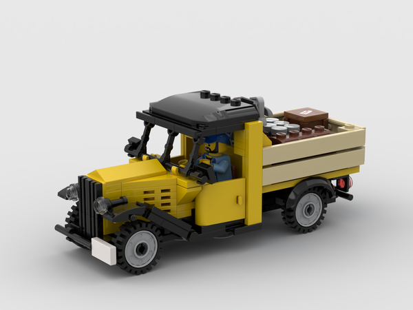 yellow truck lego