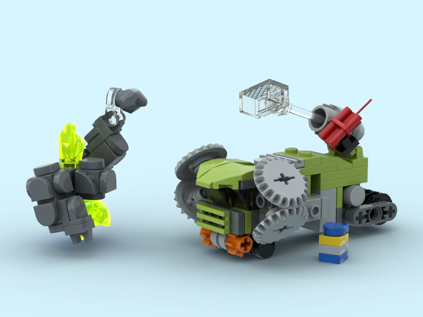 Lego miners rock online monster