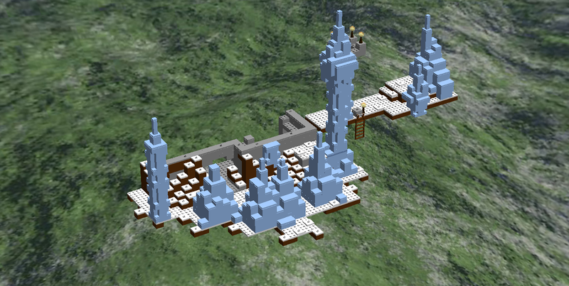 lego minecraft ice
