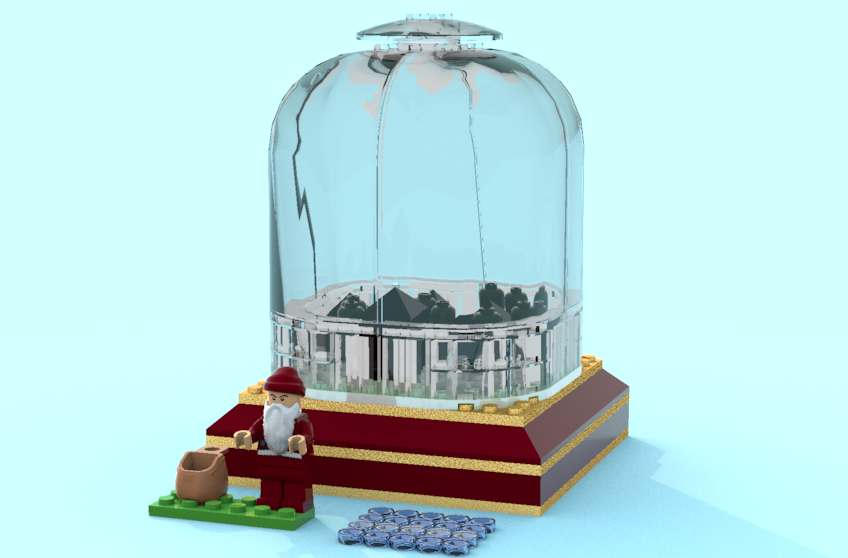 Lego hot sale snowglobe 2018