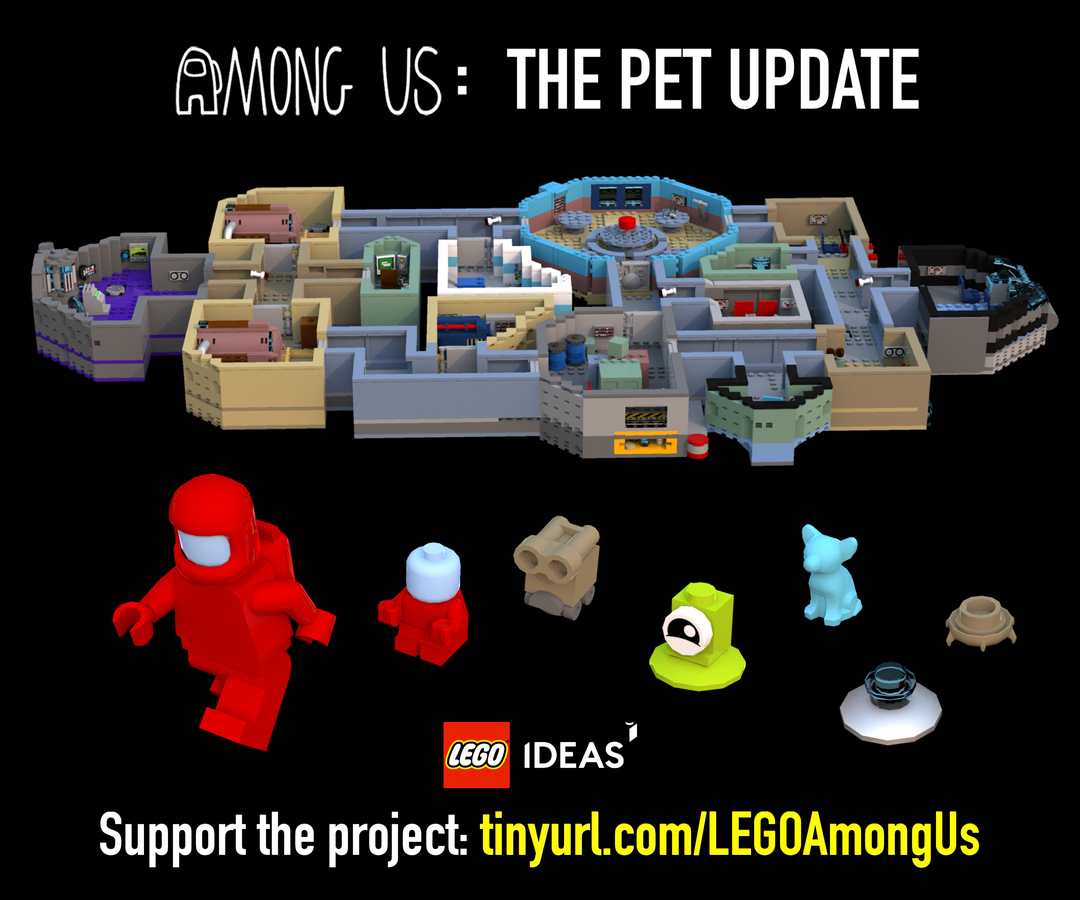 LEGO IDEAS - Among Us: The Skeld Detailed Map