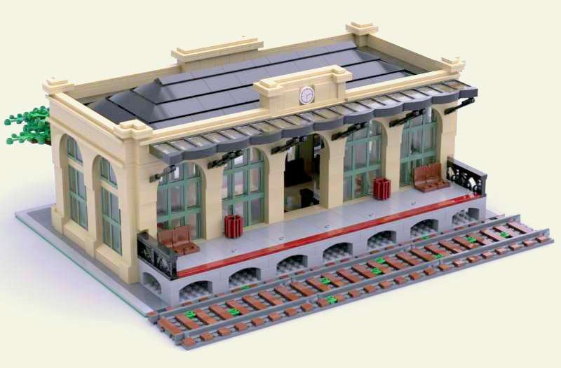 Lego station hot sale ideas