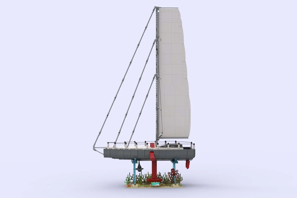 Lego store sailing yacht