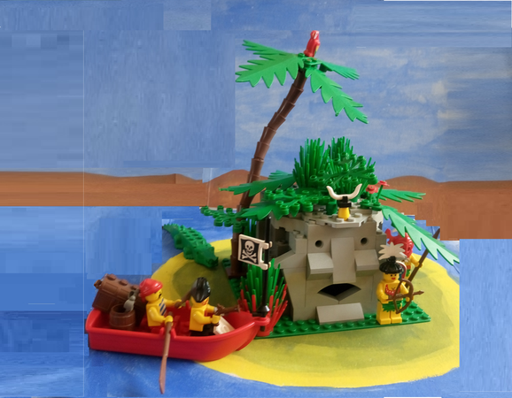 lego pirates treasure island