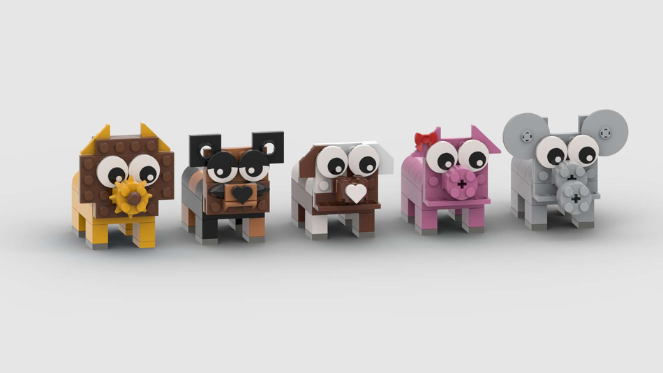 Cute lego animals new arrivals