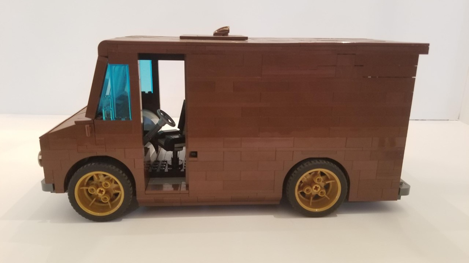 Lego best sale delivery van