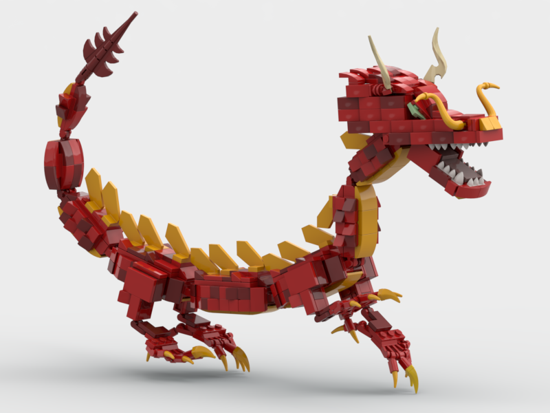 Chinese dragon lego new arrivals