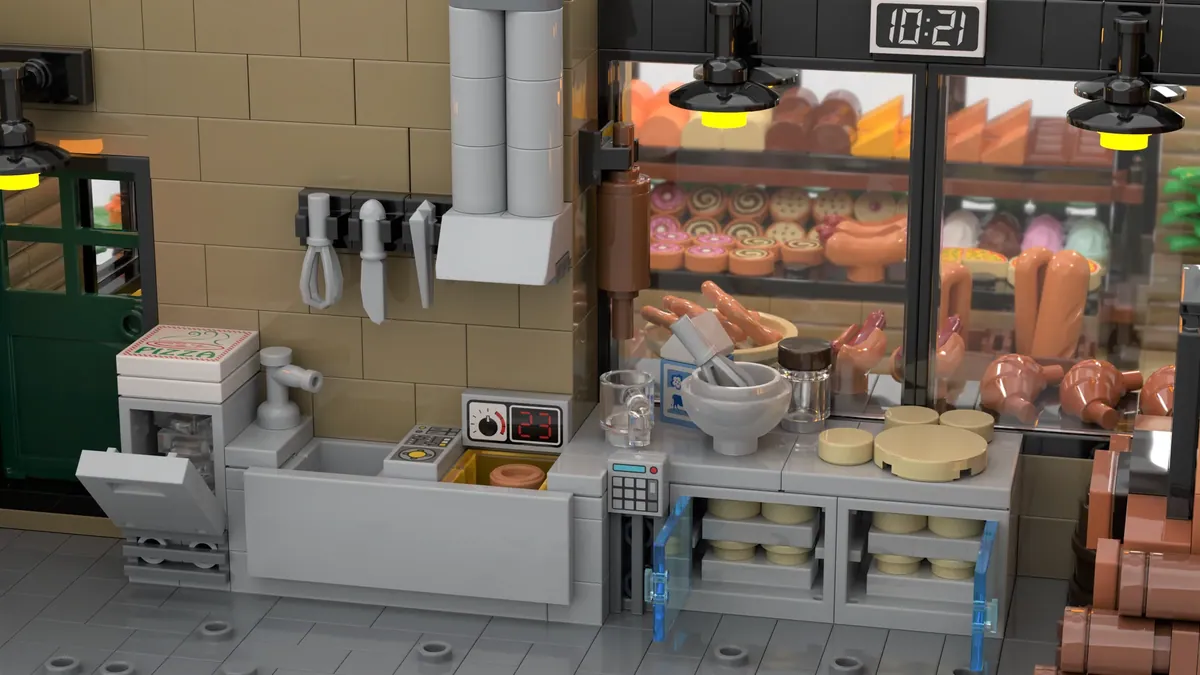 Lego store bakery shop