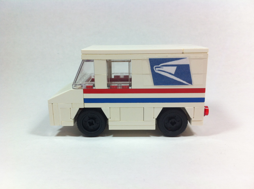 Lego store mail truck