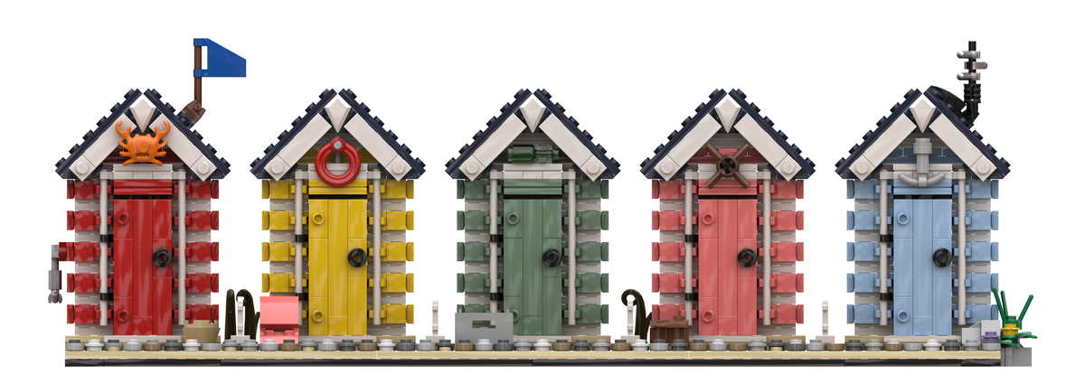 Lego beach hut sale