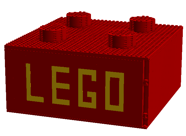 Red clearance lego bricks