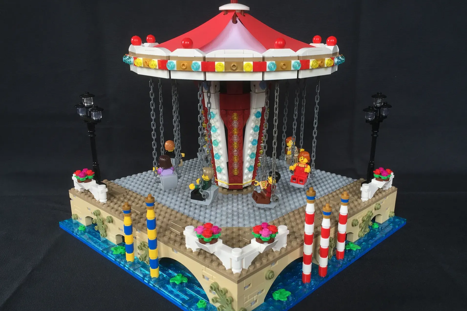 Fairground discount carousel lego