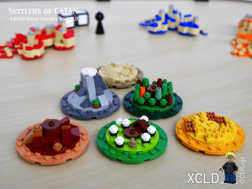 Il gioco da tavolo LEGO CATAN ottiene 10,000 punti vittoria Ideas