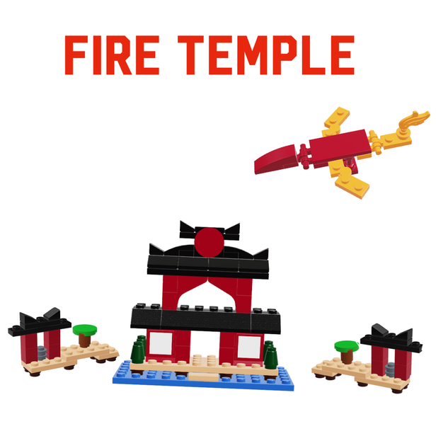 Lego ninjago best sale fire temple set