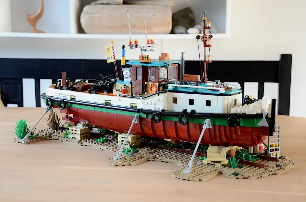 LEGO Ideas Tugboat Will Let You Live Your Sea Dog Dreams - autoevolution