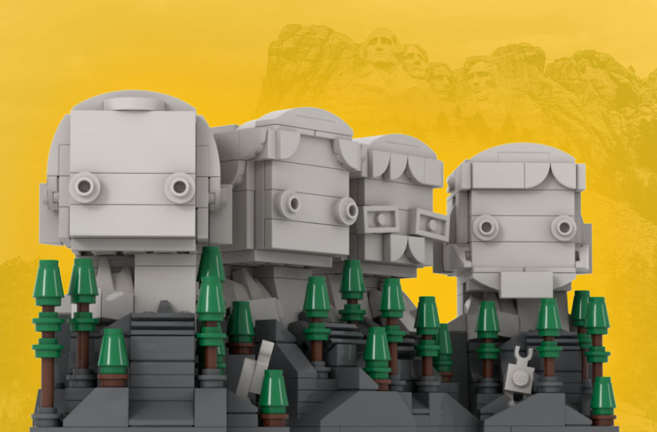 Mount rushmore 2024 lego set