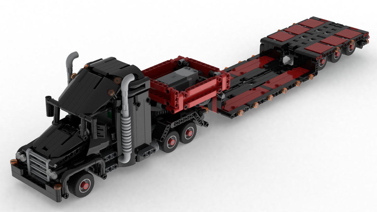 LEGO IDEAS Mini RC American Style Semi Truck