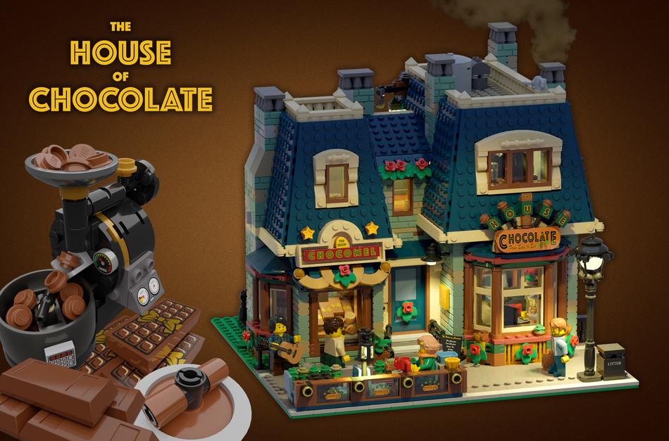 Lego chocolate outlet