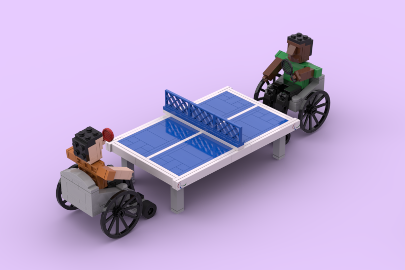 Lego cheap table tennis