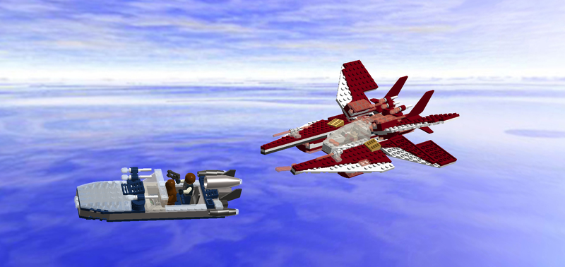 jet fighter lego