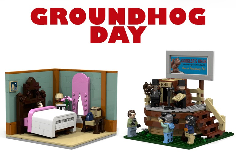 Lego groundhog top