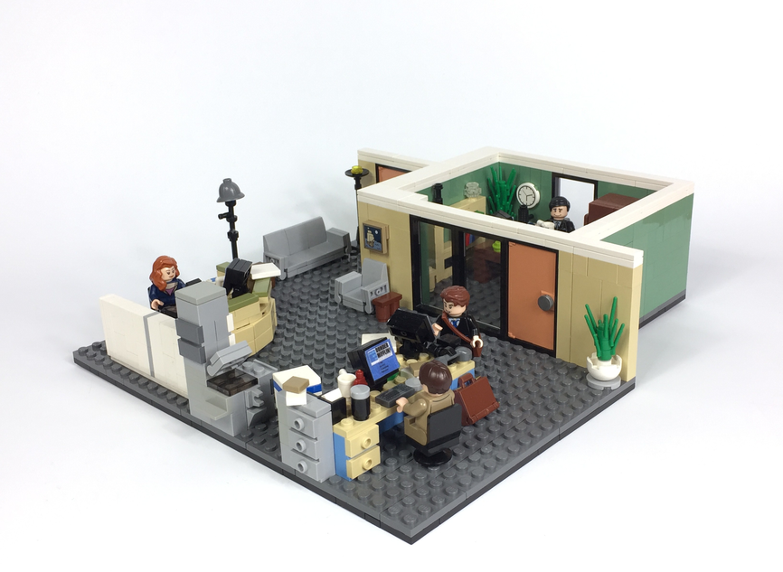 LEGO MOC THE OFFICE - Dunder Mifflin INC - 2302 bricks by