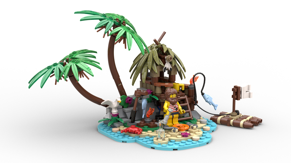 Lego store desert island