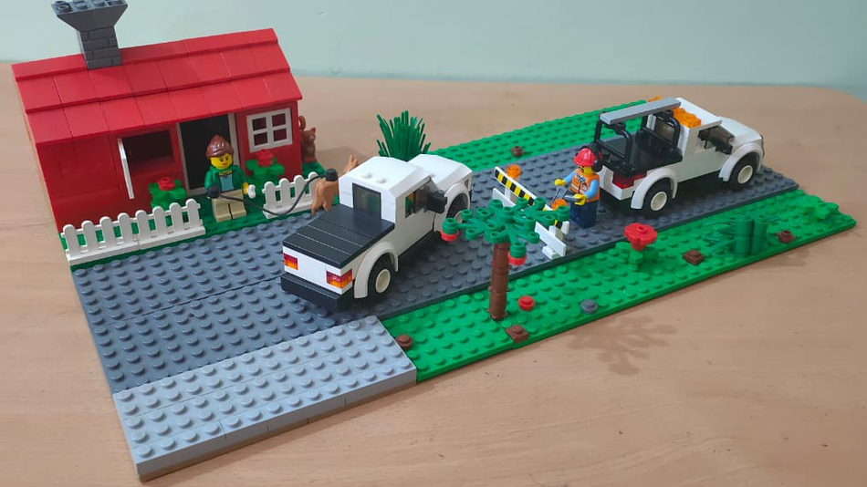 Lego best sale road ideas