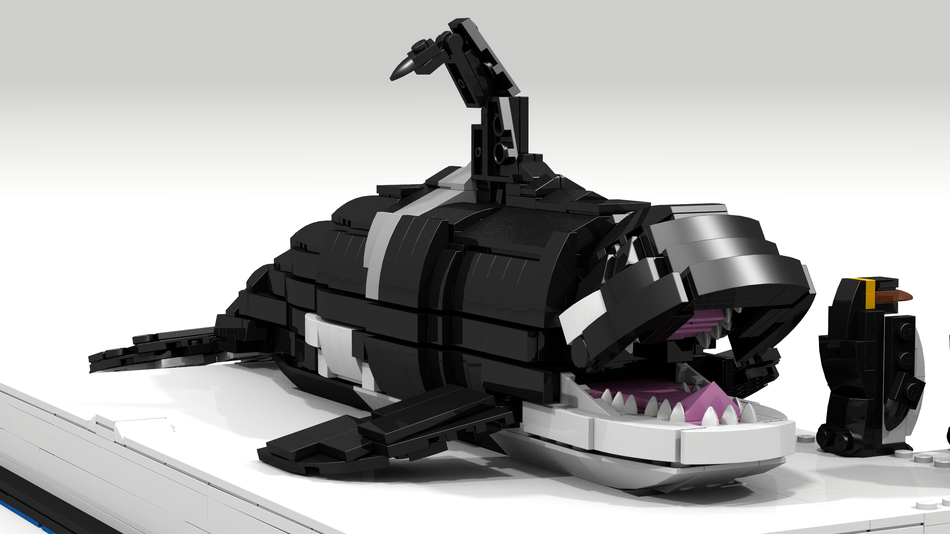 LEGO IDEAS Orca On Floe With Emperor Penguins