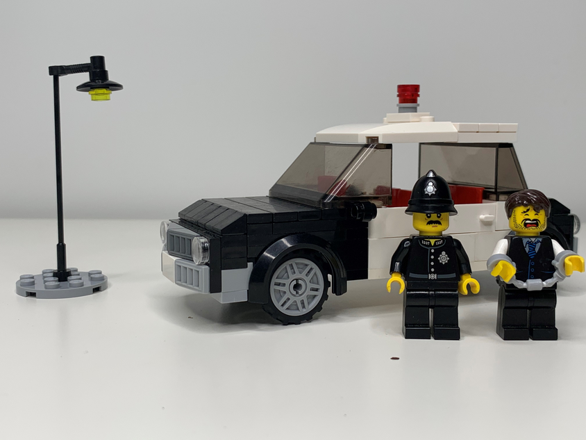 Lego vintage hot sale police car