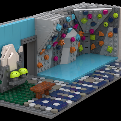 lego climbing wall
