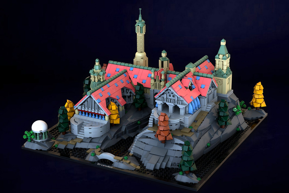 Lego rivendell hot sale moc