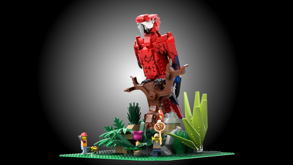 Lego macaw discount