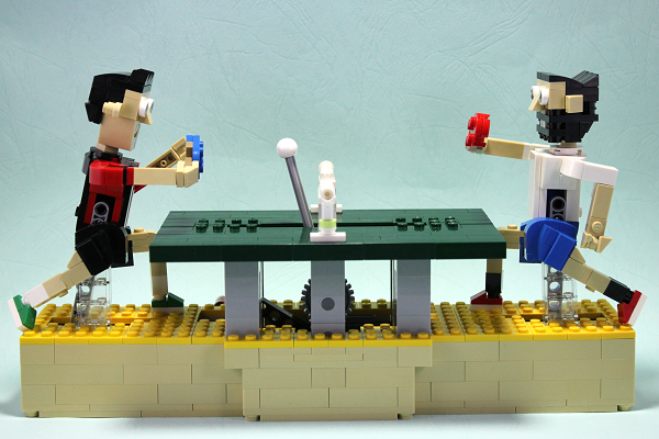 Lego ping hot sale pong