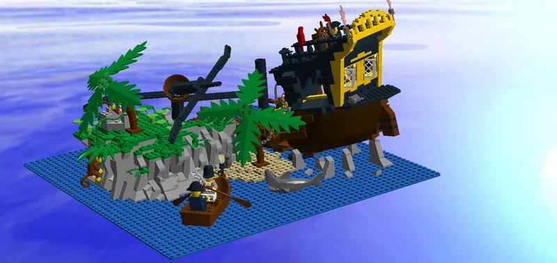 lego shipwreck moc
