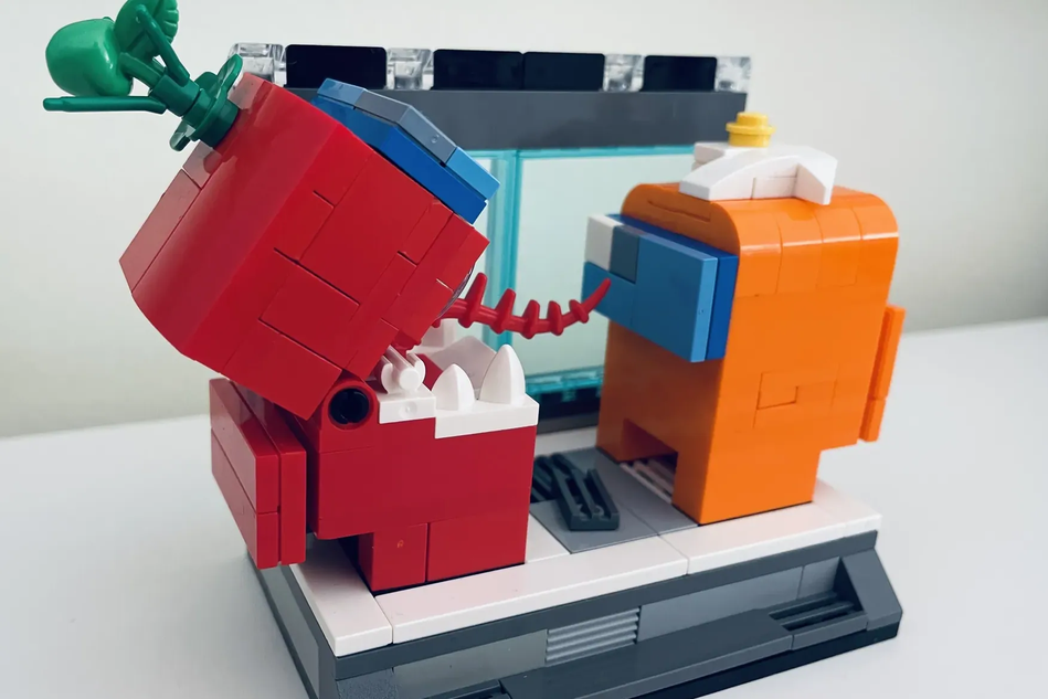 Lego among online us