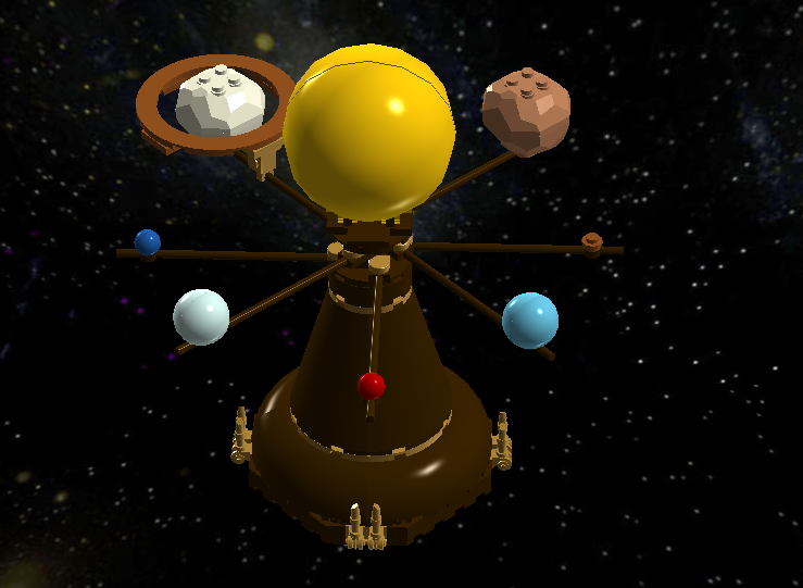 desktop solar system model